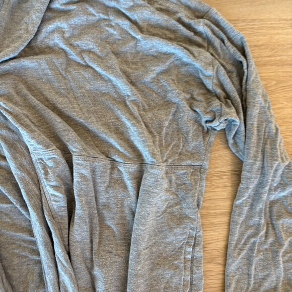 prAna Gray  Yoga Wrap Sweater Cardigan Size 3X - Picture 3 of 5